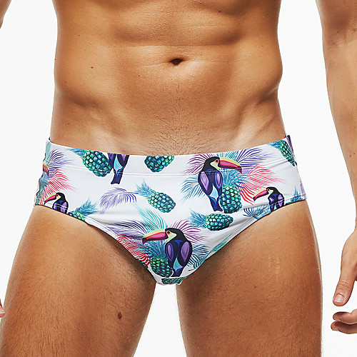 Men's Sporty Basic White Triangle Briefs Swim Trunk Bikini Bottoms Bikini Bottoms Swimwear Swimsuit - Animal Fruit M L XL White
Men's Sporty Basic White Triangle Briefs Swim Trunk Bikini Bottoms Bikini Bottoms Swimwear Swimsuit - Animal Fruit M L XL White