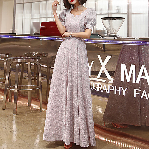 A-Line Glittering Party Wear Prom Dress Scoop Neck Short Sleeve Floor Length Lace Sequined with Pleats 2021
A-Line Glittering Party Wear Prom Dress Scoop Neck Short Sleeve Floor Length Lace Sequined with Pleats 2021