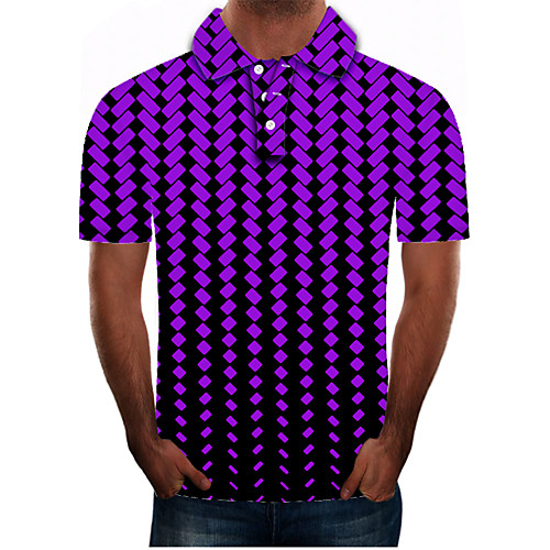 Men's Plus Size Color Block 3D Polo Street chic Exaggerated Daily Going out Shirt Collar Purple / Short Sleeve
Men's Plus Size Color Block 3D Polo Street chic Exaggerated Daily Going out Shirt Collar Purple / Short Sleeve