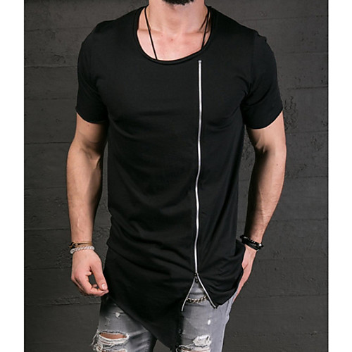 Men's Graphic Solid Colored T-shirt - Cotton Daily Round Neck White / Black / Navy Blue / Gray / Short Sleeve
Men's Graphic Solid Colored T-shirt - Cotton Daily Round Neck White / Black / Navy Blue / Gray / Short Sleeve