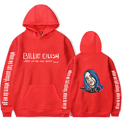 Inspired by Cosplay Billie Eilish Cosplay Costume Hoodie Pure Cotton Print Hoodie For Men's / Women's
Inspired by Cosplay Billie Eilish Cosplay Costume Hoodie Pure Cotton Print Hoodie For Men's / Women's