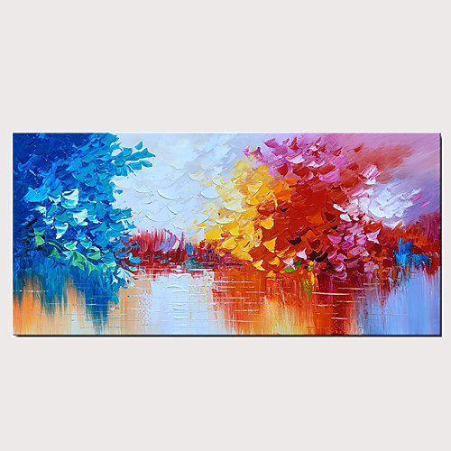 Handmade Oil Painting on Canvas Blue and Red Abstract Landscape Wall Art Lake Scenery Artwork
Handmade Oil Painting on Canvas Blue and Red Abstract Landscape Wall Art Lake Scenery Artwork