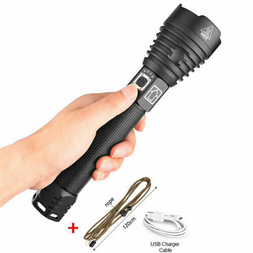 Handheld Flashlights / Torch Waterproof LED Emitters with USB Cable Waterproof Easy Carrying Durable Camping / Hiking / Caving Everyday Use Cycling / Bike Outdoor USB White Light Source Color Black
Handheld Flashlights / Torch Waterproof LED Emitters with USB Cable Waterproof Easy Carrying Durable Camping / Hiking / Caving Everyday Use Cycling / Bike Outdoor USB White Light Source Color Black