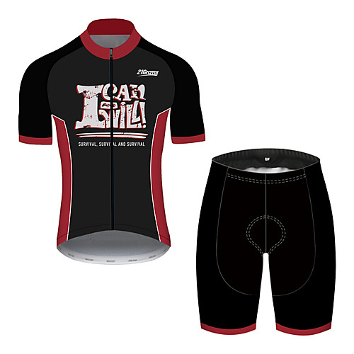 21Grams Men's Short Sleeve Cycling Jersey with Shorts Spandex Polyester Black / Red Patchwork Bike Clothing Suit UV Resistant Breathable 3D Pad Quick Dry Sweat-wicking Sports Solid Color Mountain
21Grams Men's Short Sleeve Cycling Jersey with Shorts Spandex Polyester Black / Red Patchwork Bike Clothing Suit UV Resistant Breathable 3D Pad Quick Dry Sweat-wicking Sports Solid Color Mountain