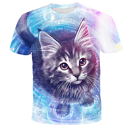 Men's T shirt Color Block 3D Animal Plus Size Patchwork Print Short Sleeve Daily Tops Basic Streetwear Rainbow
Men's T shirt Color Block 3D Animal Plus Size Patchwork Print Short Sleeve Daily Tops Basic Streetwear Rainbow