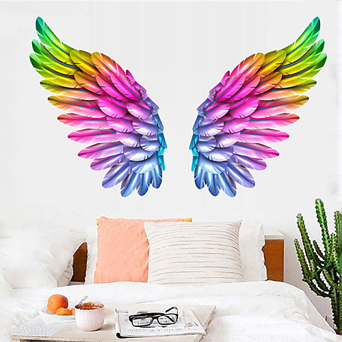 Creative Angel Wings Wall Stickers Ins Bedroom Wall Decoration Room Layout Self-adhesive Removable Wallpaper Room Decoration
Creative Angel Wings Wall Stickers Ins Bedroom Wall Decoration Room Layout Self-adhesive Removable Wallpaper Room Decoration