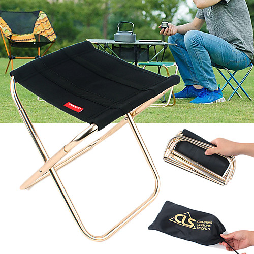 Camping Stool Portable Lightweight Mini Foldable Oxford Cloth Aluminium Alloy for 1 person Fishing Camping Travel Autumn / Fall Spring Black
Camping Stool Portable Lightweight Mini Foldable Oxford Cloth Aluminium Alloy for 1 person Fishing Camping Travel Autumn / Fall Spring Black