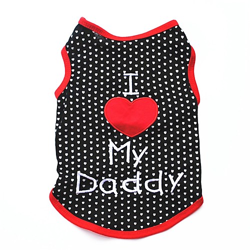 Dog Vest Dog Clothes Black Purple Costume Husky Golden Retriever Dalmatian Cotton Quotes & Sayings Love Minimalist Casual / Daily XS S M L
Dog Vest Dog Clothes Black Purple Costume Husky Golden Retriever Dalmatian Cotton Quotes & Sayings Love Minimalist Casual / Daily XS S M L