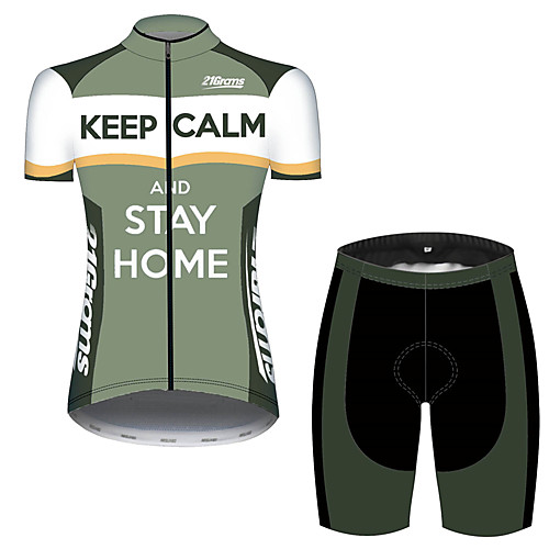 21Grams Women's Short Sleeve Cycling Jersey with Shorts Spandex Polyester Green Stripes Novelty Crown Bike Clothing Suit Breathable Quick Dry Ultraviolet Resistant Sweat-wicking Sports Stripes
21Grams Women's Short Sleeve Cycling Jersey with Shorts Spandex Polyester Green Stripes Novelty Crown Bike Clothing Suit Breathable Quick Dry Ultraviolet Resistant Sweat-wicking Sports Stripes