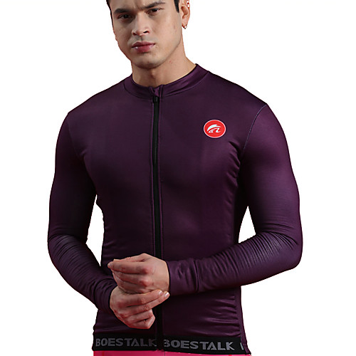 BOESTALK Men's Long Sleeve Cycling Jersey Winter Fleece Dark Purple Fuchsia Rose Red Bike Tracksuit Jersey Top Mountain Bike MTB Road Bike Cycling Thermal / Warm Windproof Fleece Lining Sports
BOESTALK Men's Long Sleeve Cycling Jersey Winter Fleece Dark Purple Fuchsia Rose Red Bike Tracksuit Jersey Top Mountain Bike MTB Road Bike Cycling Thermal / Warm Windproof Fleece Lining Sports