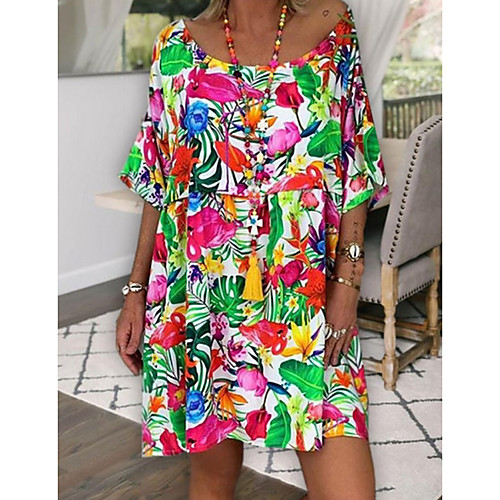 Women's Loose Dress - Half Sleeve Print Loose Red S M L XL XXL XXXL XXXXL XXXXXL
Women's Loose Dress - Half Sleeve Print Loose Red S M L XL XXL XXXL XXXXL XXXXXL