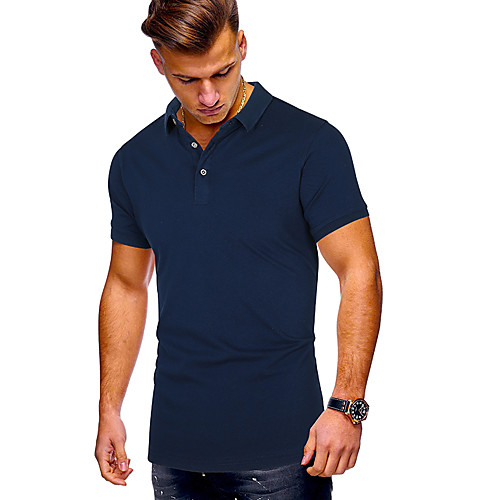 Men's Polo Solid Colored Short Sleeve Sports Tops Cotton Basic White Black Blue
Men's Polo Solid Colored Short Sleeve Sports Tops Cotton Basic White Black Blue