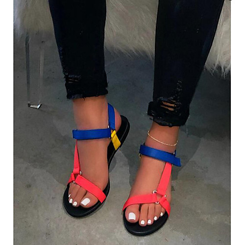 Women's Sandals Flat Sandal 2020 Spring & Fall / Spring & Summer Flat Heel Open Toe Basic Minimalism Daily Home Microfiber Leopard / Black / Red
Women's Sandals Flat Sandal 2020 Spring & Fall / Spring & Summer Flat Heel Open Toe Basic Minimalism Daily Home Microfiber Leopard / Black / Red