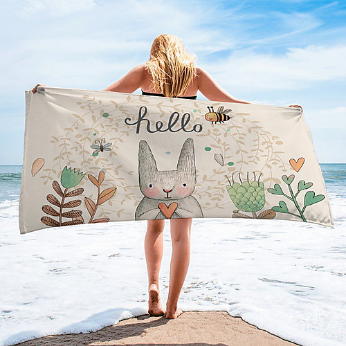 Women's Beach Towel Swimsuit Geometric Normal Swimwear Bathing Suits Light Green Rainbow Beige
Women's Beach Towel Swimsuit Geometric Normal Swimwear Bathing Suits Light Green Rainbow Beige