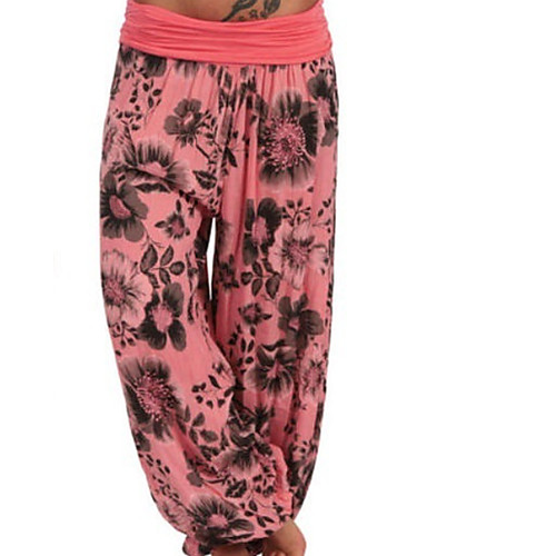 Women's Basic Plus Size Loose Wide Leg Pants - Print White Blue Red S / M / L
Women's Basic Plus Size Loose Wide Leg Pants - Print White Blue Red S / M / L