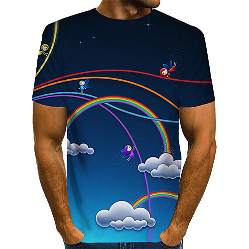 Men's Plus Size 3D Graphic Print T-shirt Basic Street chic Daily Going out Round Neck Navy Blue / Short Sleeve
Men's Plus Size 3D Graphic Print T-shirt Basic Street chic Daily Going out Round Neck Navy Blue / Short Sleeve