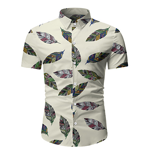 Men's Geometric Shirt Daily Classic Collar White / Black / Yellow / Long Sleeve
Men's Geometric Shirt Daily Classic Collar White / Black / Yellow / Long Sleeve