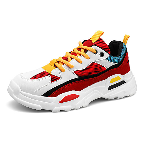Men's Mesh / PU Fall / Spring & Summer Trainers / Athletic Shoes Running Shoes / Walking Shoes Breathable Color Block White / Black / Green
Men's Mesh / PU Fall / Spring & Summer Trainers / Athletic Shoes Running Shoes / Walking Shoes Breathable Color Block White / Black / Green