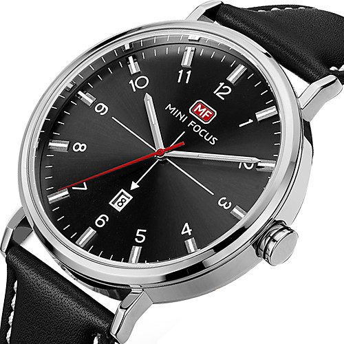 Men's Dress Watch Quartz Formal Style Modern Style Genuine Leather Black / Brown 30 m Water Resistant / Waterproof Calendar / date / day Casual Watch Analog Classic Fashion - Black / Silver Blue Brown
Men's Dress Watch Quartz Formal Style Modern Style Genuine Leather Black / Brown 30 m Water Resistant / Waterproof Calendar / date / day Casual Watch Analog Classic Fashion - Black / Silver Blue Brown