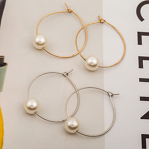 Women's Earrings Holiday Wedding Birthday Romantic Earrings Jewelry Gold / Silver For Date Street Festival 1 Pair
Women's Earrings Holiday Wedding Birthday Romantic Earrings Jewelry Gold / Silver For Date Street Festival 1 Pair