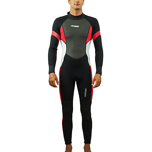 HISEA Men's Full Wetsuit 3mm SCR Neoprene Diving Suit Thermal Warm Long Sleeve Back Zip - Swimming Diving Surfing Patchwork Spring & Fall Winter / Stretchy
HISEA Men's Full Wetsuit 3mm SCR Neoprene Diving Suit Thermal Warm Long Sleeve Back Zip - Swimming Diving Surfing Patchwork Spring & Fall Winter / Stretchy