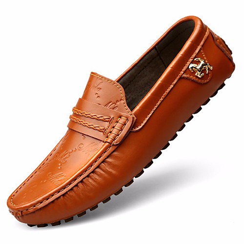 Men's Casual Daily Loafers & Slip-Ons Walking Shoes Leather Breathable Light Brown / White / Black
Men's Casual Daily Loafers & Slip-Ons Walking Shoes Leather Breathable Light Brown / White / Black