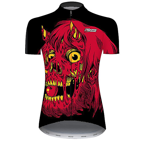 21Grams Women's Short Sleeve Cycling Jersey Black / Red Novelty Fruit Bike Jersey Top Mountain Bike MTB Road Bike Cycling UV Resistant Breathable Quick Dry Sports Clothing Apparel / Stretchy
21Grams Women's Short Sleeve Cycling Jersey Black / Red Novelty Fruit Bike Jersey Top Mountain Bike MTB Road Bike Cycling UV Resistant Breathable Quick Dry Sports Clothing Apparel / Stretchy