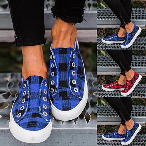 Women's Flats 2020 Flat Heel Round Toe Canvas Classic Spring & Summer Red / Blue / Black
Women's Flats 2020 Flat Heel Round Toe Canvas Classic Spring & Summer Red / Blue / Black