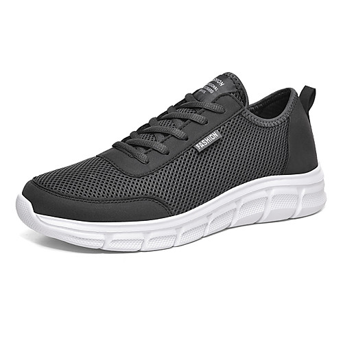 Men's Spring & Summer / Fall & Winter Classic / British Daily Outdoor Trainers / Athletic Shoes Walking Shoes Mesh Breathable Wear Proof Dark Grey / Black and White / Black
Men's Spring & Summer / Fall & Winter Classic / British Daily Outdoor Trainers / Athletic Shoes Walking Shoes Mesh Breathable Wear Proof Dark Grey / Black and White / Black