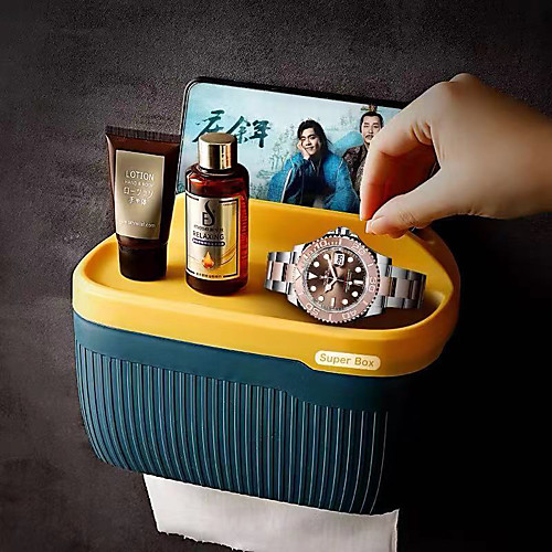 Toilet Tissue Box Waterproof Paper Holder Shelf Storage Box Creative Wall Mount Paper Roll Holder Dispenser Bathroom Products
Toilet Tissue Box Waterproof Paper Holder Shelf Storage Box Creative Wall Mount Paper Roll Holder Dispenser Bathroom Products