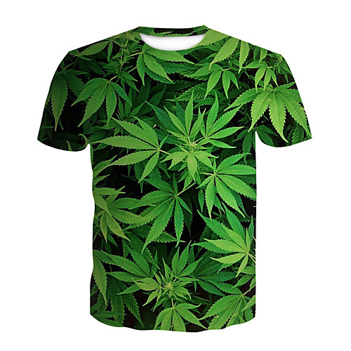 Men's T shirt Floral Color Block 3D Plus Size Print Short Sleeve Daily Tops Basic Green
Men's T shirt Floral Color Block 3D Plus Size Print Short Sleeve Daily Tops Basic Green