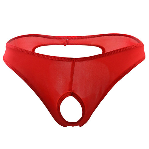 Men's 1 Piece Cut Out Briefs Underwear - Normal Low Waist Black Red One-Size
Men's 1 Piece Cut Out Briefs Underwear - Normal Low Waist Black Red One-Size