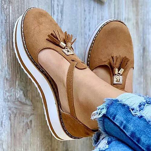 Women's Sandals Creepers Round Toe Denim Spring & Summer Yellow / Pink / Blue
Women's Sandals Creepers Round Toe Denim Spring & Summer Yellow / Pink / Blue
