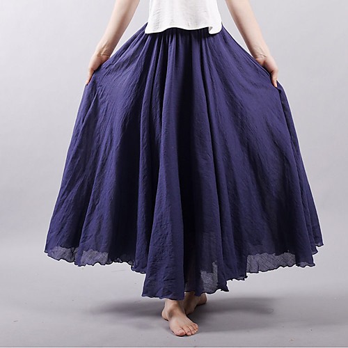 Women's Street / Festival Boho / Sophisticated Swing Skirts - Solid Colored Tulle Wine Purple Yellow M L
Women's Street / Festival Boho / Sophisticated Swing Skirts - Solid Colored Tulle Wine Purple Yellow M L