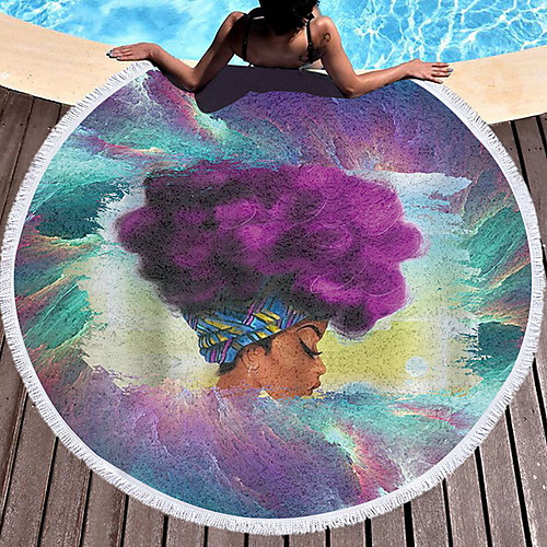 Women's Beach Mat Blanket Towel Shower Bath Towel Travel Blanket Blue Rainbow Beige Beach Towel Swimwear Swimsuit - Geometric Blue
Women's Beach Mat Blanket Towel Shower Bath Towel Travel Blanket Blue Rainbow Beige Beach Towel Swimwear Swimsuit - Geometric Blue