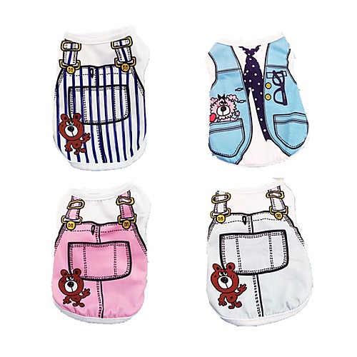 Dog Vest Stripes Bear Casual / Daily Simple Style Dog Clothes Puppy Clothes Dog Outfits Blue Pink Dark Blue Costume for Girl and Boy Dog Cotton XS S M L XL XXL
Dog Vest Stripes Bear Casual / Daily Simple Style Dog Clothes Puppy Clothes Dog Outfits Blue Pink Dark Blue Costume for Girl and Boy Dog Cotton XS S M L XL XXL