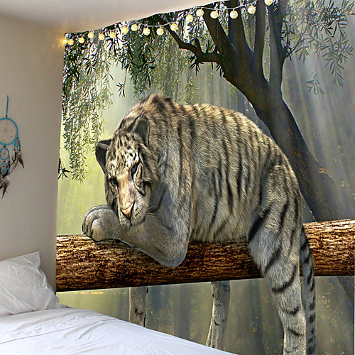 The tree there is a lovely tiger animal series tapestry or background cloth or decorative cloth
The tree there is a lovely tiger animal series tapestry or background cloth or decorative cloth