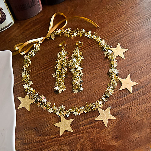 Star Style Alloy Headpiece / Earring with Trim / Star 1pack Birthday / Party / Evening Headpiece
Star Style Alloy Headpiece / Earring with Trim / Star 1pack Birthday / Party / Evening Headpiece