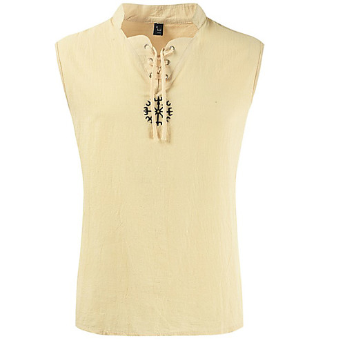 Men's Solid Colored Tank Top - Linen Basic Daily White / Army Green / Khaki / Sleeveless
Men's Solid Colored Tank Top - Linen Basic Daily White / Army Green / Khaki / Sleeveless
