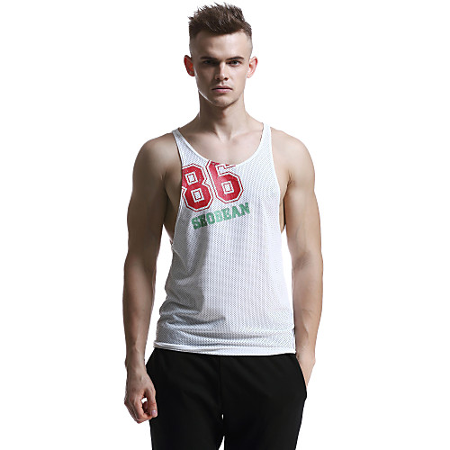 Men's Tank Top Graphic Letter Mesh Print Sleeveless Daily Tops Sexy White Black Red
Men's Tank Top Graphic Letter Mesh Print Sleeveless Daily Tops Sexy White Black Red