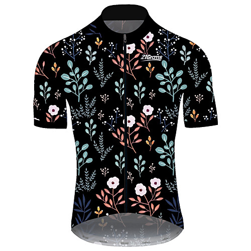 21Grams Men's Short Sleeve Cycling Jersey Black / Red Floral Botanical Bike Jersey Top Mountain Bike MTB Road Bike Cycling UV Resistant Breathable Quick Dry Sports Clothing Apparel / Stretchy
21Grams Men's Short Sleeve Cycling Jersey Black / Red Floral Botanical Bike Jersey Top Mountain Bike MTB Road Bike Cycling UV Resistant Breathable Quick Dry Sports Clothing Apparel / Stretchy