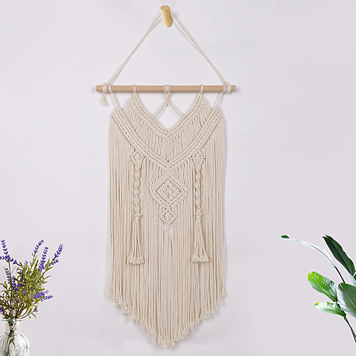 Hand Woven Macrame Wall Tapestry Bohemian Boho Art Decor Blanket Curtain Hanging Home Bedroom Living Room Decoration Nordic Handmade Tassel Cotton
Hand Woven Macrame Wall Tapestry Bohemian Boho Art Decor Blanket Curtain Hanging Home Bedroom Living Room Decoration Nordic Handmade Tassel Cotton