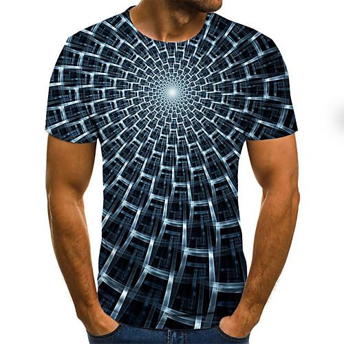 Men's T shirt Geometric 3D Plus Size Print Short Sleeve Daily Tops Basic Streetwear Black
Men's T shirt Geometric 3D Plus Size Print Short Sleeve Daily Tops Basic Streetwear Black