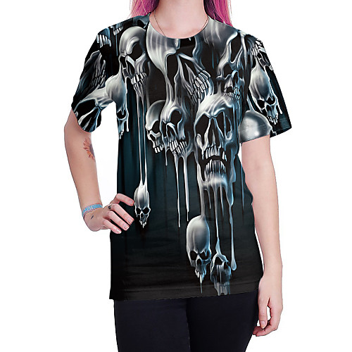 Inspired by Galaxy Skull T-shirt Terylene Cool Skulls Printing T-shirt For Men's / Women's
Inspired by Galaxy Skull T-shirt Terylene Cool Skulls Printing T-shirt For Men's / Women's