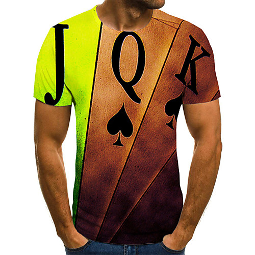 Men's Plus Size Geometric 3D Pleated Print T-shirt Street chic Exaggerated Daily Going out Round Neck Rainbow / Short Sleeve
Men's Plus Size Geometric 3D Pleated Print T-shirt Street chic Exaggerated Daily Going out Round Neck Rainbow / Short Sleeve
