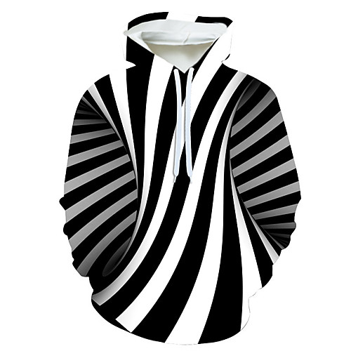 Men's Hoodie Striped Geometric 3D Club Sports & Outdoors Basic Hoodies Sweatshirts White
Men's Hoodie Striped Geometric 3D Club Sports & Outdoors Basic Hoodies Sweatshirts White