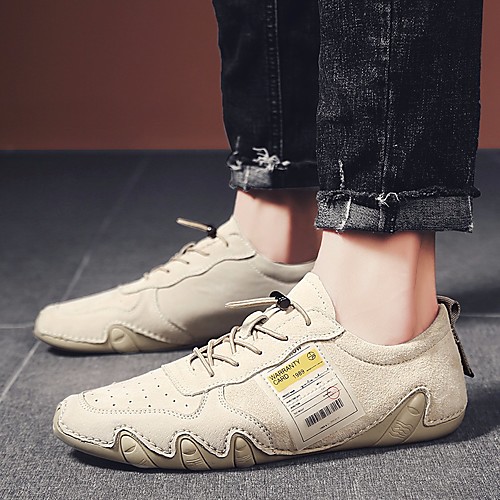 Men's Pigskin Spring & Summer Casual Oxfords Walking Shoes Breathable Black / Beige / Gray
Men's Pigskin Spring & Summer Casual Oxfords Walking Shoes Breathable Black / Beige / Gray