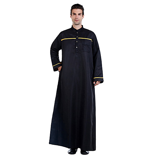 Men's Solid Colored Fall Abaya Long Daily Long Sleeve Polyester Coat Tops White
Men's Solid Colored Fall Abaya Long Daily Long Sleeve Polyester Coat Tops White