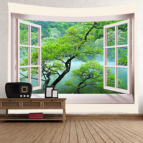 Window Landscape Wall Tapestry Art Decor Blanket Curtain Picnic Tablecloth Hanging Home Bedroom Living Room Dorm Decoration Polyester Tree Forest
Window Landscape Wall Tapestry Art Decor Blanket Curtain Picnic Tablecloth Hanging Home Bedroom Living Room Dorm Decoration Polyester Tree Forest