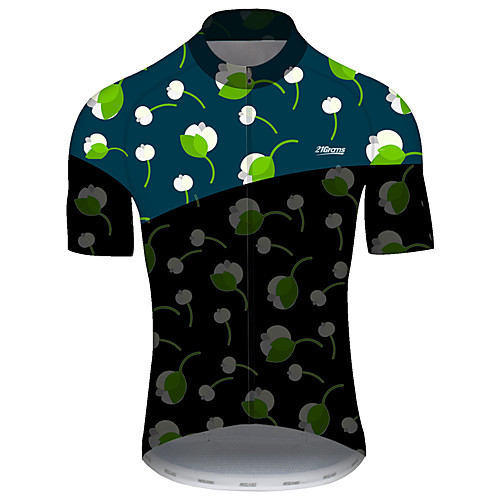 21Grams Men's Short Sleeve Cycling Jersey Black / Blue Patchwork Floral Botanical Bike Jersey Top Mountain Bike MTB Road Bike Cycling UV Resistant Quick Dry Breathable Sports Clothing Apparel
21Grams Men's Short Sleeve Cycling Jersey Black / Blue Patchwork Floral Botanical Bike Jersey Top Mountain Bike MTB Road Bike Cycling UV Resistant Quick Dry Breathable Sports Clothing Apparel